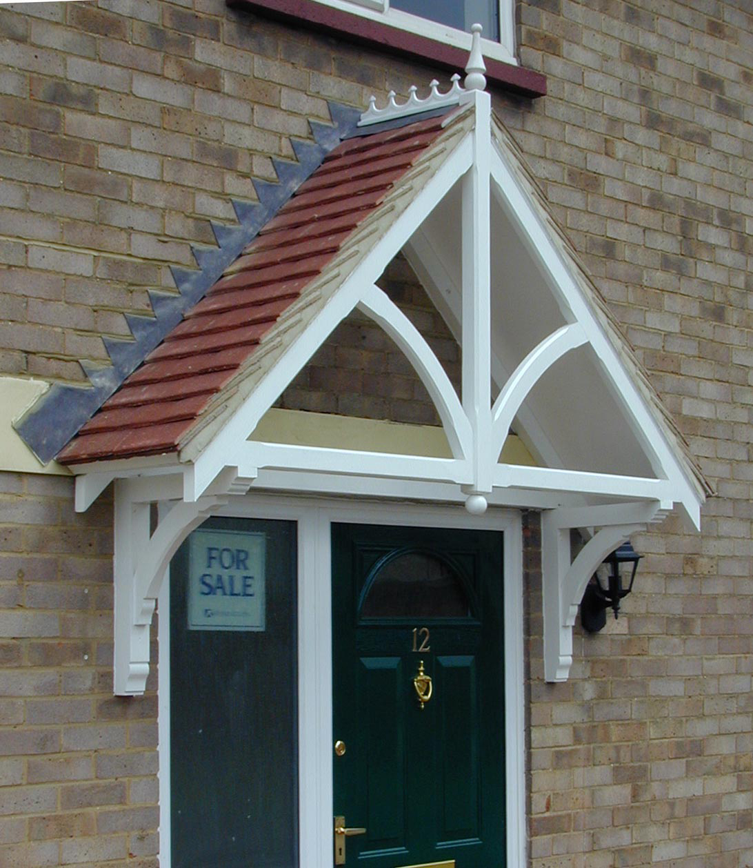 timber door canopy