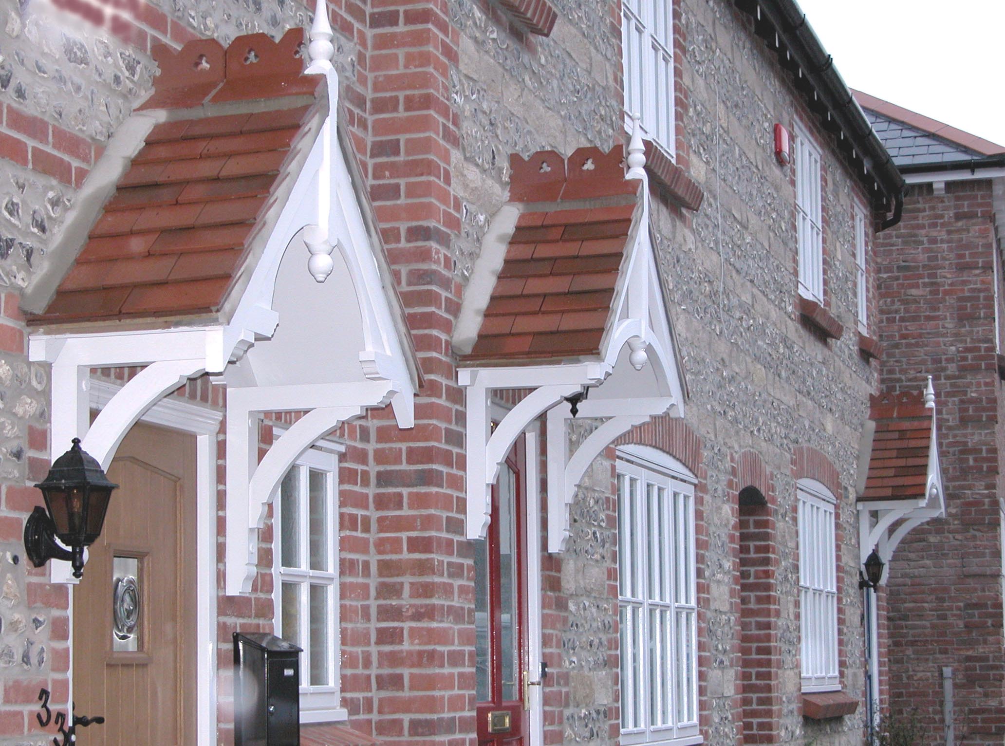 timber door canopy