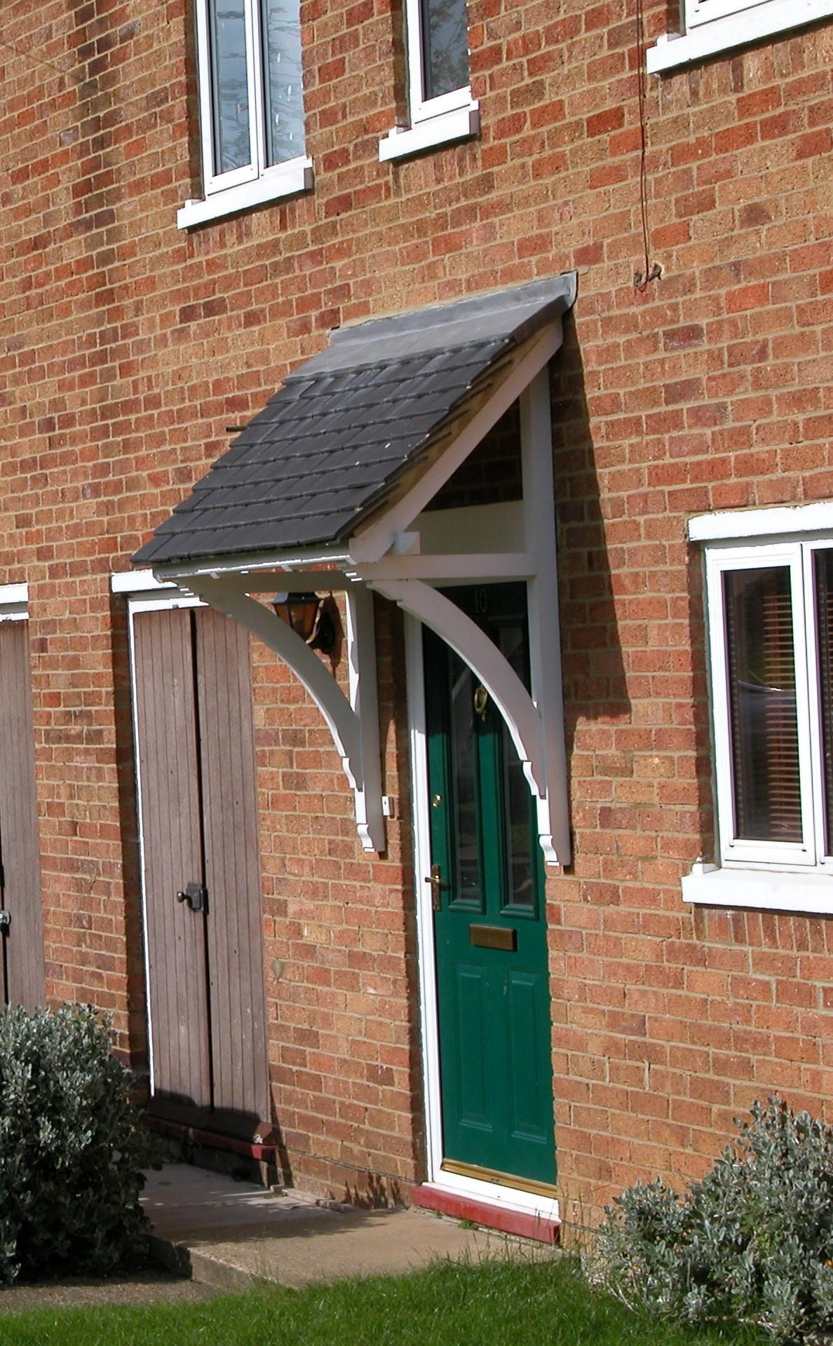 Mono Pitch Timber Moorland Door Canopy 1280mm to 1500mm wide, 750mm ...